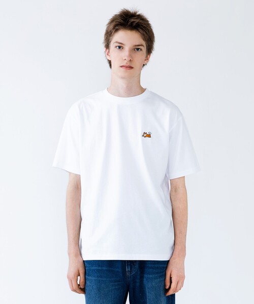 Ben Lenovitz(ベンレノビッツ)の「【City Ambient Products別注】Ben Lenovitz: DOG CAT PERSON Tシャツ(Tシャツ/カットソー・メンズ・ストーン/ホワイト/ライトホワイト/ホワイト系その他・SMALL/MEDIUM/LARGE/X-LARGE)」の3枚目の写真