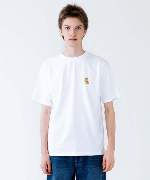 Ben Lenovitz(ベンレノビッツ)の「【City Ambient Products別注】Ben Lenovitz: DOG CAT PERSON Tシャツ(Tシャツ/カットソー・メンズ・ストーン/ホワイト/ライトホワイト/ホワイト系その他・SMALL/MEDIUM/LARGE/X-LARGE)」の4枚目の写真