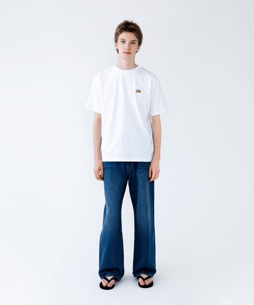 Ben Lenovitz(ベンレノビッツ)の「【City Ambient Products別注】Ben Lenovitz: DOG CAT PERSON Tシャツ(Tシャツ/カットソー・メンズ・ストーン/ホワイト/ライトホワイト/ホワイト系その他・SMALL/MEDIUM/LARGE/X-LARGE)」の5枚目の写真