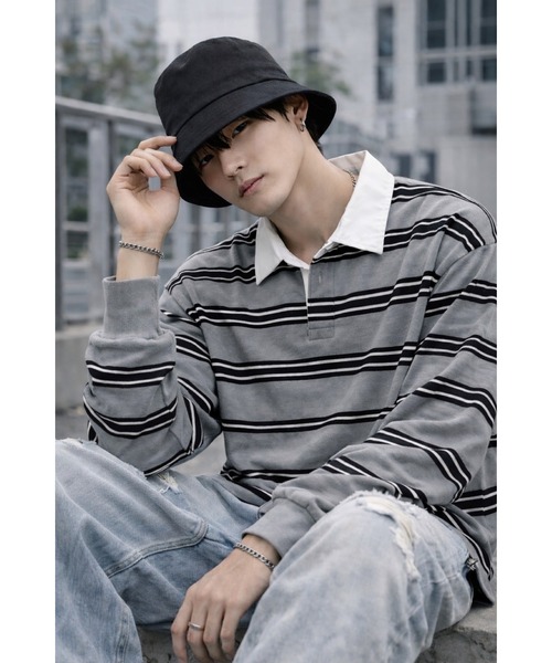 (Bls) Bling Leads бодди‑рагацая шарп ZIP Biger knit (нит)