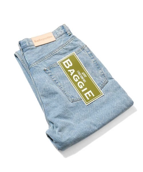 LFYT（エルエフワイティー）の「LFYT ラファイエット -  5 POCKET WASHED DENIM PANTS BAGGIE FIT ICE WASH デニムパンツ バギーフィット LS261203（デニムパンツ・メンズ・ライトブルー・38/36/34/32）」の13枚目の写真