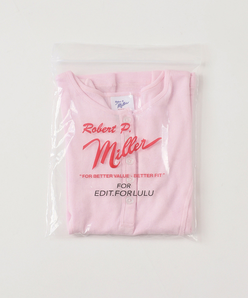 EDIT. FOR LULU（エディットフォールル）の「別注【miller×lulu】シアーツイントップス（Tシャツ/カットソー・レディース・サックスブルー/ピンク・FREE）」の17枚目の写真