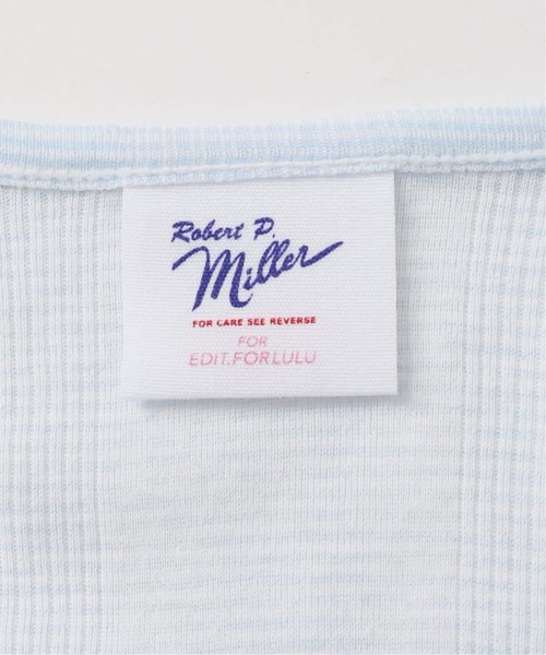 EDIT. FOR LULU（エディットフォールル）の「別注【miller×lulu】シアーツイントップス（Tシャツ/カットソー・レディース・サックスブルー/ピンク・FREE）」の5枚目の写真