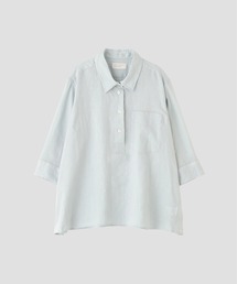 MHL. コットンリネン オープンカラーシャツ 白 Ⅰ マーガレットハウエル MHL. - MHL. コットンリネン オープンカラーシャツ 白 Ⅰ マーガレット