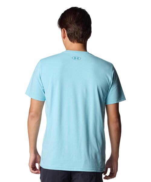 UNDER ARMOUR(アンダーアーマー)の「UAパフォーマンスコットン ショートスリーブTシャツ(トレーニング/メンズ)(Tシャツ/カットソー・メンズ・ブルー系・2XL/3XL/M/XL/S/L)」の4枚目の写真