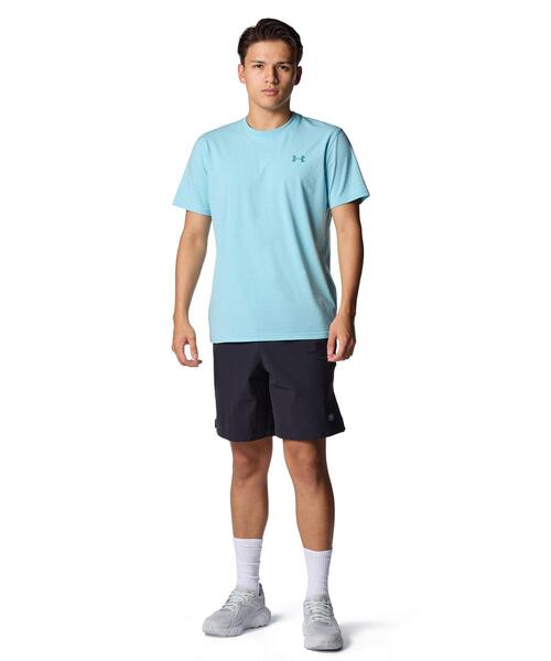 UNDER ARMOUR(アンダーアーマー)の「UAパフォーマンスコットン ショートスリーブTシャツ(トレーニング/メンズ)(Tシャツ/カットソー・メンズ・ブルー系・2XL/3XL/M/XL/S/L)」の3枚目の写真