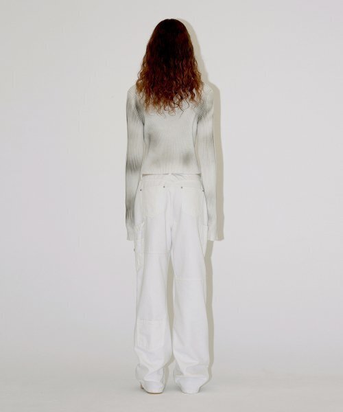 DIAGONAL（ダイアゴナル）の「PATCH POCKET DENIM PANTS (white)（デニムパンツ・レディース・その他・SMALL/MEDIUM）」の6枚目の写真
