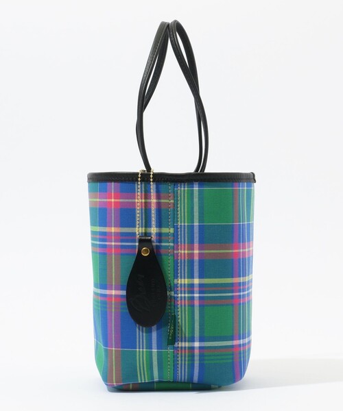 BRADY（ブレディー）の「【別注】Brady KEER マドラスチェック 巾着バッグ（ハンドバッグ・メンズ・レッド系その他/ブルー系その他2・FREE）」の5枚目の写真