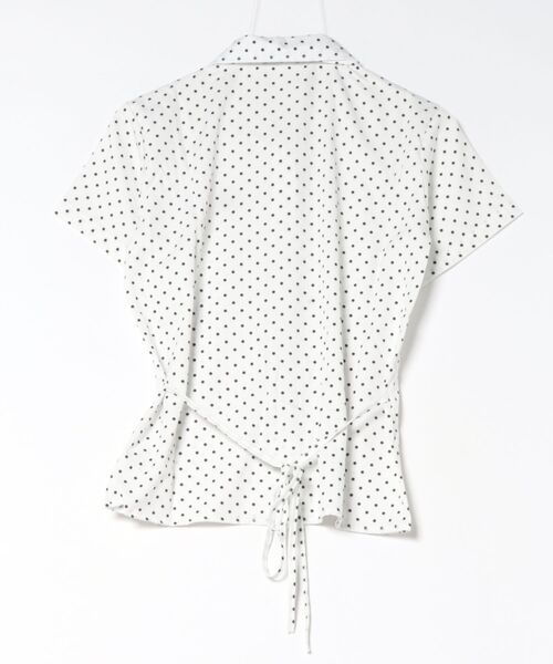 VIBGYOR(ヴィブジョー)の「【LAMPOON】ドットタイブラウス(シャツ/ブラウス・レディース・ホワイト・MEDIUM/LARGE/SMALL)」の8枚目の写真