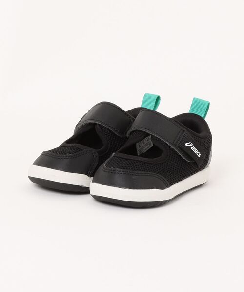 ASICS(アシックス)の「ASICS アシックス 13-155 MESHOES BABY 31144A431 001 BLK(サンダル・キッズ・ブラック・15.5/15 /14.5/14/13.5/13)」の1枚目の写真