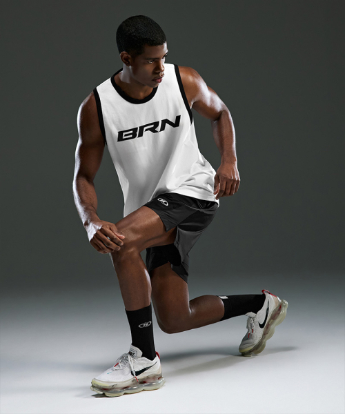 BORN TO WIN（ボーントゥウィン）の「BRN COMFORT FIT SLEEVELESS [WHITE]（Tシャツ/カットソー・メンズ・その他・1/2/3/4）」の4枚目の写真