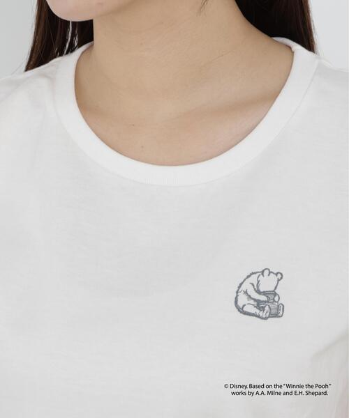 PROPORTION BODY DRESSING(プロポーションボディドレッシング)の「ワンポイントプリントTシャツ(Tシャツ/カットソー・レディース・ダークグレー/ホワイト/ピンク・FREE)」の17枚目の写真