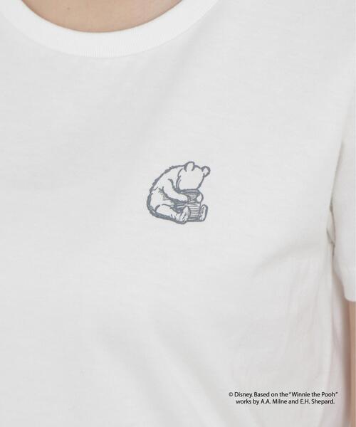 PROPORTION BODY DRESSING(プロポーションボディドレッシング)の「ワンポイントプリントTシャツ(Tシャツ/カットソー・レディース・ダークグレー/ホワイト/ピンク・FREE)」の16枚目の写真