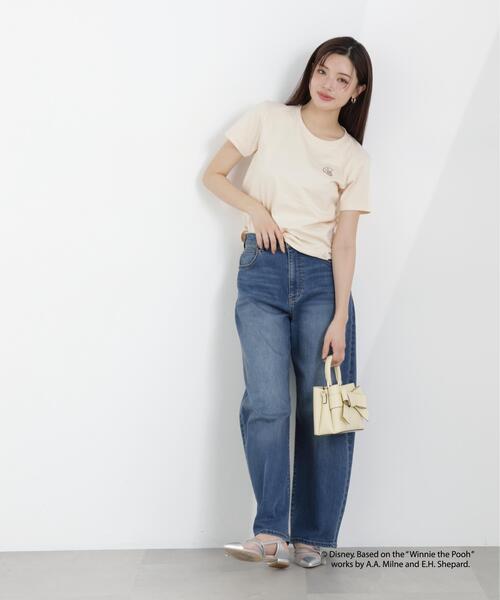 PROPORTION BODY DRESSING(プロポーションボディドレッシング)の「ワンポイントプリントTシャツ(Tシャツ/カットソー・レディース・ダークグレー/ホワイト/ピンク・FREE)」の8枚目の写真