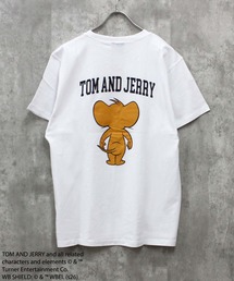【TOM&JERRY/トム&ジェリー】プリント BIG 半袖Tシャツ