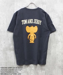【TOM&JERRY/トム＆ジェリー】プリント BIG 半袖Tシャツ
