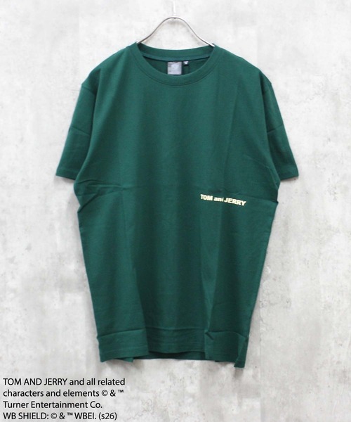 Tom＆Jerry（トムアンドジェリー）の「【TOM&JERRY/トム＆ジェリー】プリント BIG 半袖Tシャツ（Tシャツ/カットソー・メンズ・ホワイト系その他/ネイビー/チャコール/オフホワイト/杢グレー/ダークグリーン/ブラック/グレー系その他・M/L/XL）」の14枚目の写真