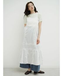 Cotton lace camisole onepiece