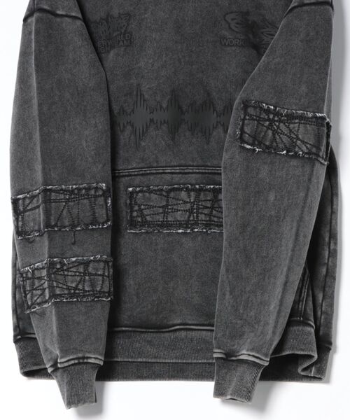 L.H.P(エルエイチピー)の「RECKLESS SCHOLARS/レックレス スカラーズ/WOD HOODIE(パーカー・レディース・ブラック・M)」の3枚目の写真