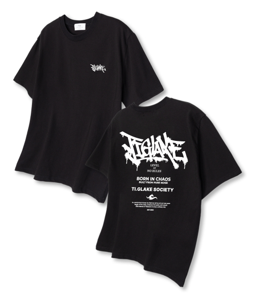 TI.GLAKE(ティーグレイク)の「ノールリーフ オーバーサイズ 半袖Tシャツ ブラック(Tシャツ/カットソー・メンズ・その他・LARGE/X-LARGE/XX-LARGE)」の1枚目の写真