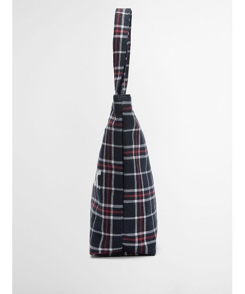 Barbour（バブアー）の「Telfield ミニ タータンロゴトートバッグ（トートバッグ・メンズ・ネイビー/グリーン・ONE SIZE）」の7枚目の写真
