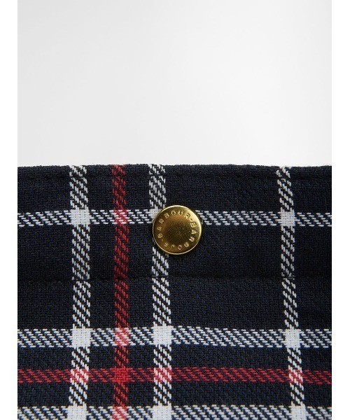 Barbour（バブアー）の「Telfield ミニ タータンロゴトートバッグ（トートバッグ・メンズ・ネイビー/グリーン・ONE SIZE）」の9枚目の写真