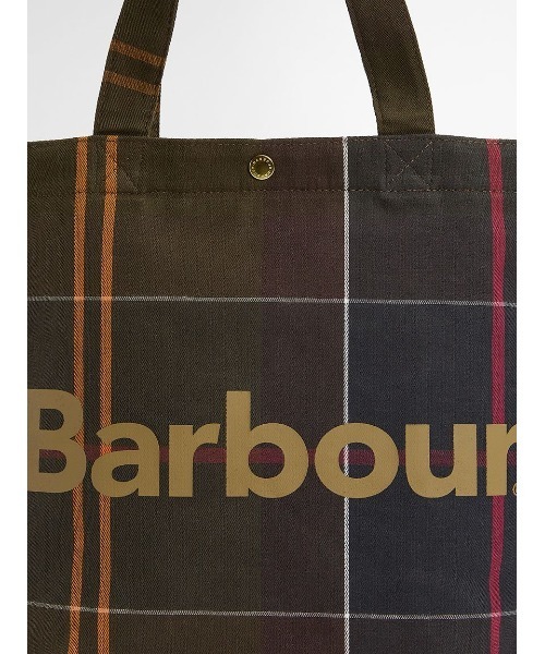 Barbour（バブアー）の「Telfield ミニ タータンロゴトートバッグ（トートバッグ・メンズ・ネイビー/グリーン・ONE SIZE）」の17枚目の写真