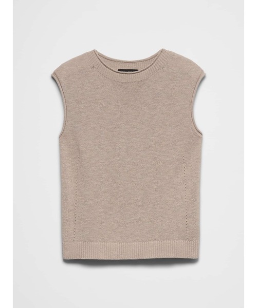 BANANA REPUBLIC FACTORY STORE(バナナリパブリック ファクトリーストア)の「BANANA REPUBLIC FACTORY STORE ラミーコットン セーター タンクトップ(ニット/セーター・レディース・ブラウン/ライトブルー/ベージュ・L/M/S/XS)」の7枚目の写真