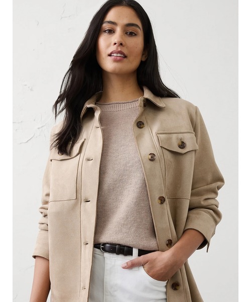 BANANA REPUBLIC FACTORY STORE(バナナリパブリック ファクトリーストア)の「BANANA REPUBLIC FACTORY STORE ラミーコットン セーター タンクトップ(ニット/セーター・レディース・ブラウン/ライトブルー/ベージュ・L/M/S/XS)」の6枚目の写真