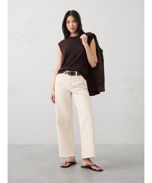 BANANA REPUBLIC FACTORY STORE(バナナリパブリック ファクトリーストア)の「BANANA REPUBLIC FACTORY STORE ラミーコットン セーター タンクトップ(ニット/セーター・レディース・ブラウン/ライトブルー/ベージュ・L/M/S/XS)」の11枚目の写真