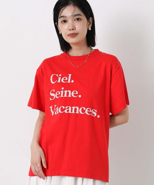Gready Brilliant（グレディブリリアン）の「ＣｉｅｌロゴＴ（Tシャツ/カットソー・レディース・レッド・FREE）」の7枚目の写真