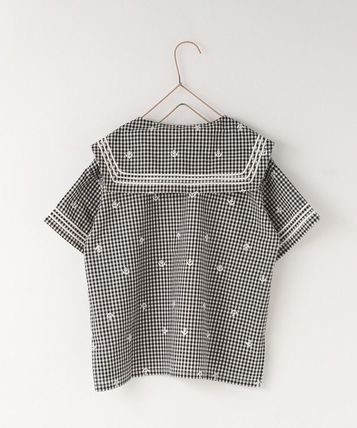 LOWRYS FARM(ローリーズファーム)の「INDIAISセーラーシャツ 637787(シャツ/ブラウス・キッズ・アイボリー/ブラック・120cm/110cm/150cm/140cm/130cm)」の10枚目の写真