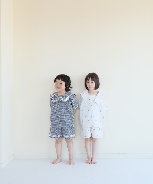 LOWRYS FARM(ローリーズファーム)の「INDIAISセーラーシャツ 637787(シャツ/ブラウス・キッズ・アイボリー/ブラック・120cm/110cm/150cm/140cm/130cm)」の14枚目の写真
