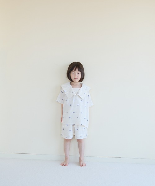 LOWRYS FARM(ローリーズファーム)の「INDIAISセーラーシャツ 637787(シャツ/ブラウス・キッズ・アイボリー/ブラック・120cm/110cm/150cm/140cm/130cm)」の15枚目の写真