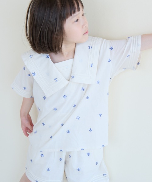 LOWRYS FARM(ローリーズファーム)の「INDIAISセーラーシャツ 637787(シャツ/ブラウス・キッズ・アイボリー/ブラック・120cm/110cm/150cm/140cm/130cm)」の22枚目の写真