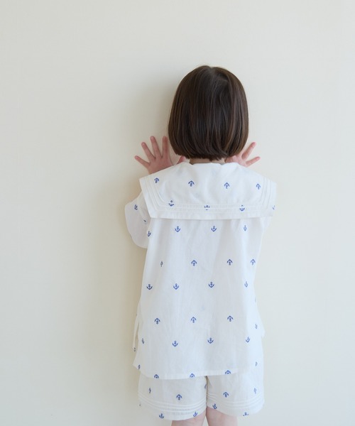LOWRYS FARM(ローリーズファーム)の「INDIAISセーラーシャツ 637787(シャツ/ブラウス・キッズ・アイボリー/ブラック・120cm/110cm/150cm/140cm/130cm)」の21枚目の写真