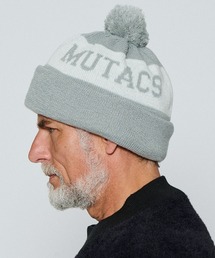 ACANTHUS | mko13645-Wave Logo Pom-pom Knit Cap ニットキャップ(MA2664)(ニットキャップ/ビーニー)