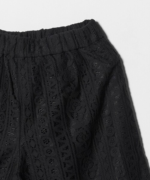 green label relaxing(グリーンレーベルリラクシング)の「レース ショートパンツ / キッズ 140cm-160cm(その他パンツ・キッズ・オフホワイト/ブラック・140cm/150cm/160cm)」の8枚目の写真