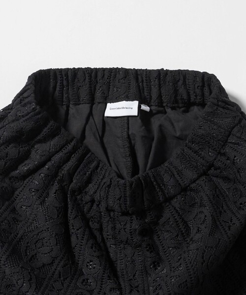 green label relaxing(グリーンレーベルリラクシング)の「レース ショートパンツ / キッズ 140cm-160cm(その他パンツ・キッズ・オフホワイト/ブラック・140cm/150cm/160cm)」の10枚目の写真