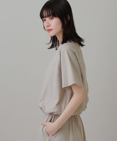 LAKOLE（ラコレ）の「＜接触冷感＞カットドロストプルオーバー2 / 671508（Tシャツ/カットソー・レディース・セージグリーン/サンドグレー/ブラック・FREE）」の22枚目の写真