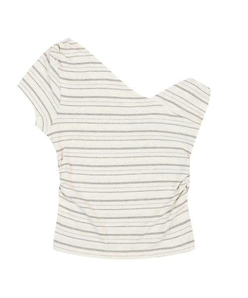 ORDINARY HOLIDAY（オーディナリー ホリデー）の「SCARF UNBALANCE SLEEVELESS TOP [IVORY]（Tシャツ/カットソー・レディース・その他・FREE）」の4枚目の写真