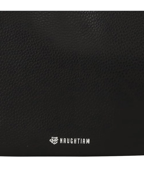 NAUGHTIAM（ノーティアム）の「【NAUGHTIAM/ノーティアム】 シボ合皮ショルダー小（ショルダーバッグ・メンズ・ブラック・FREE）」の8枚目の写真