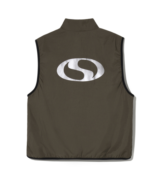 LORES(ロアス)の「Asymmetric Nylon Vest - Olive(ベスト・レディース・その他・LARGE/MEDIUM)」の2枚目の写真
