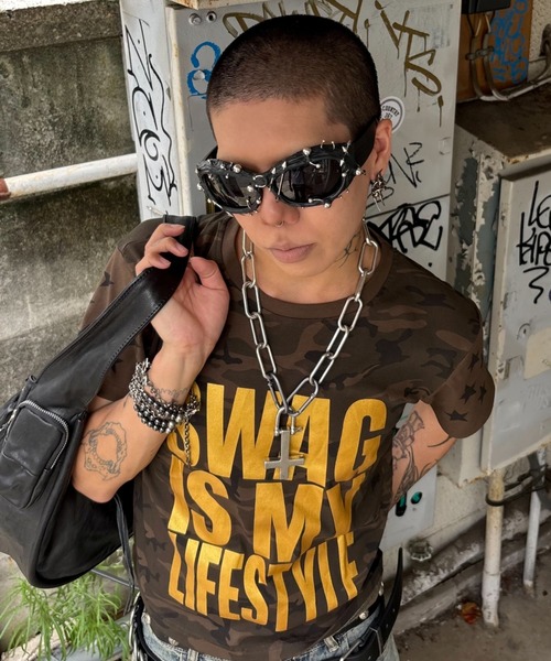 Never mind the XU(ネバーマインドザエックスユー)の「【Never mind the XU】2way chain cross necklace / 【ネバーマインド ザ エックスユー】チェーンクロスネックレス(ネックレス・メンズ・シルバー・ONE SIZE)」の3枚目の写真