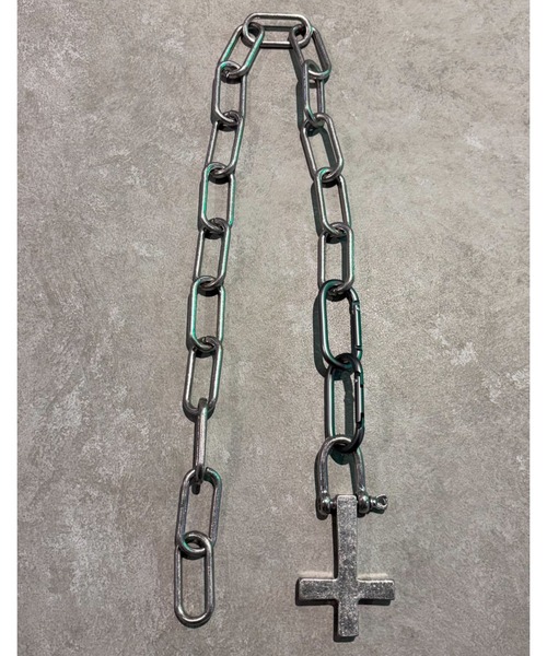 Never mind the XU(ネバーマインドザエックスユー)の「【Never mind the XU】2way chain cross necklace / 【ネバーマインド ザ エックスユー】チェーンクロスネックレス(ネックレス・メンズ・シルバー・ONE SIZE)」の9枚目の写真