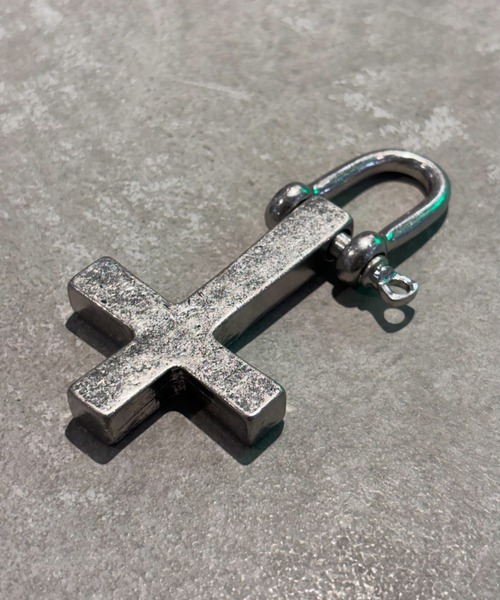 Never mind the XU(ネバーマインドザエックスユー)の「【Never mind the XU】2way chain cross necklace / 【ネバーマインド ザ エックスユー】チェーンクロスネックレス(ネックレス・メンズ・シルバー・ONE SIZE)」の10枚目の写真