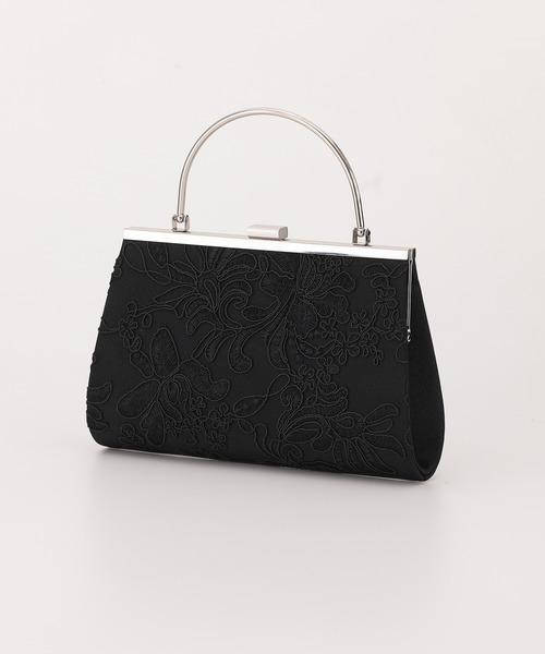 haremode(ハレモード)の「【haremode】刺繍デザインパーティーバッグ 5069(ハンドバッグ・レディース・ベージュ/シルバー/ブラック・FREE)」の2枚目の写真