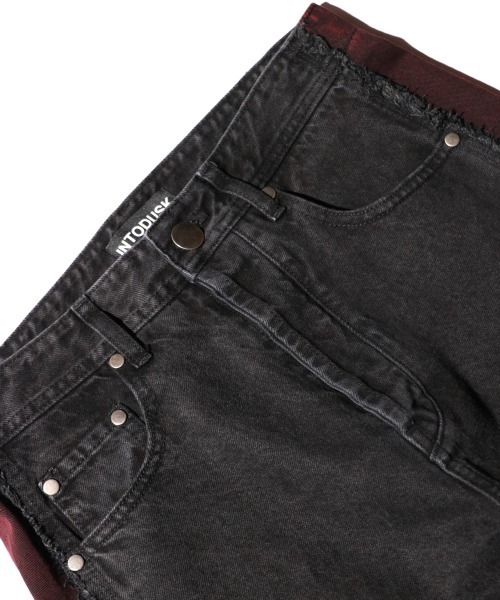 C.E.L.STORE(セルストア)の「INTODUSK / イントゥダスク DETERIORATE JEAN ディテリオレイト ジーンズ(デニムパンツ・メンズ・ブラック・SMALL)」の4枚目の写真