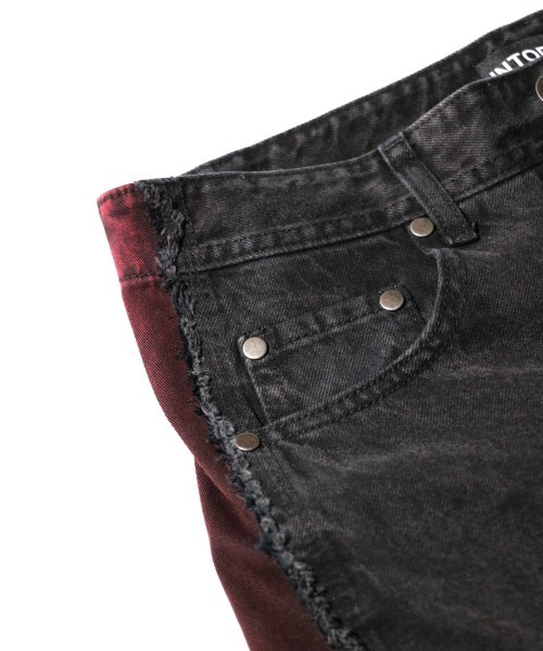 C.E.L.STORE(セルストア)の「INTODUSK / イントゥダスク DETERIORATE JEAN ディテリオレイト ジーンズ(デニムパンツ・メンズ・ブラック・SMALL)」の7枚目の写真