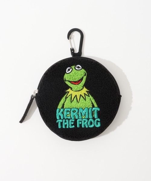 Disney/ディズニー】カーミット カラビナ付き サガラ刺繍 ラウンド